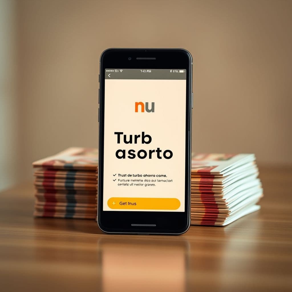 Interfaz de la aplicación Nu mostrando la opción de Cajita Turbo