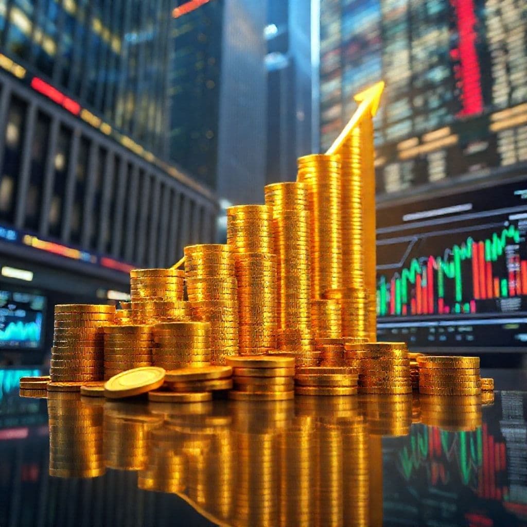 Gráfico que muestra el crecimiento exponencial del interés compuesto a lo largo del tiempo