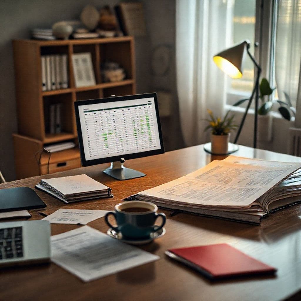 Plantilla de presupuesto mensual en Excel con cálculos automáticos