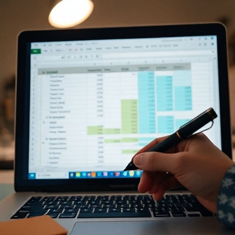 Ejemplo de plantilla de Excel con categorías de gastos e ingresos