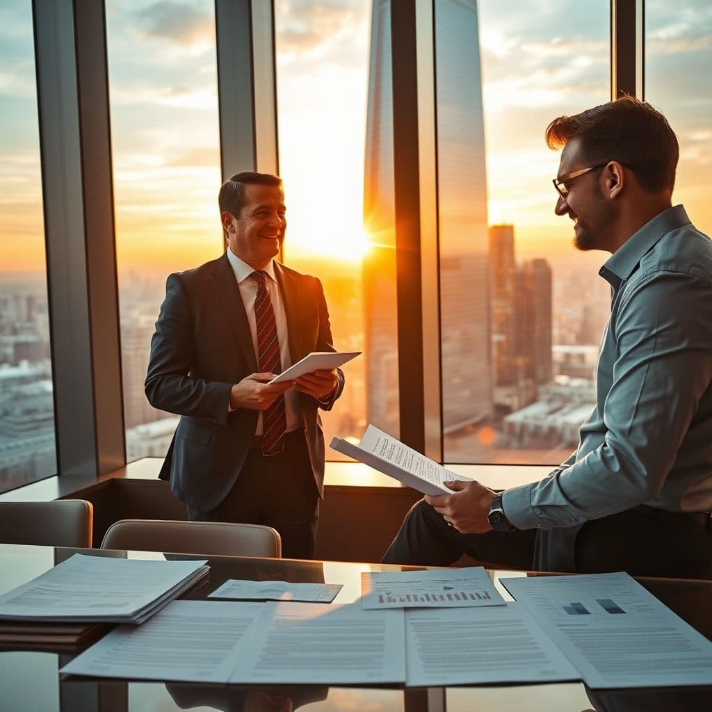 Persona recibiendo asesoría financiera personalizada