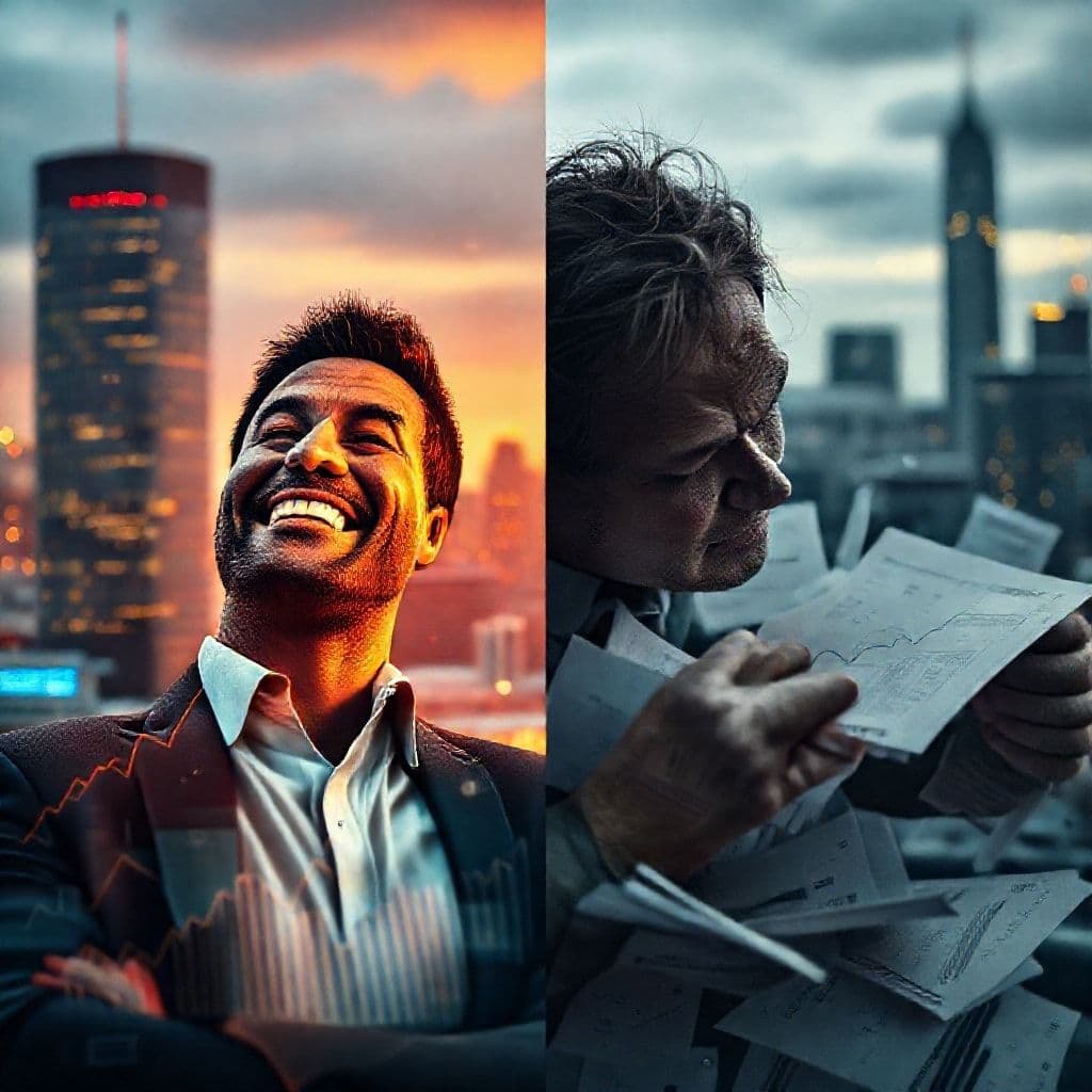 Representación visual del riesgo en el apalancamiento financiero