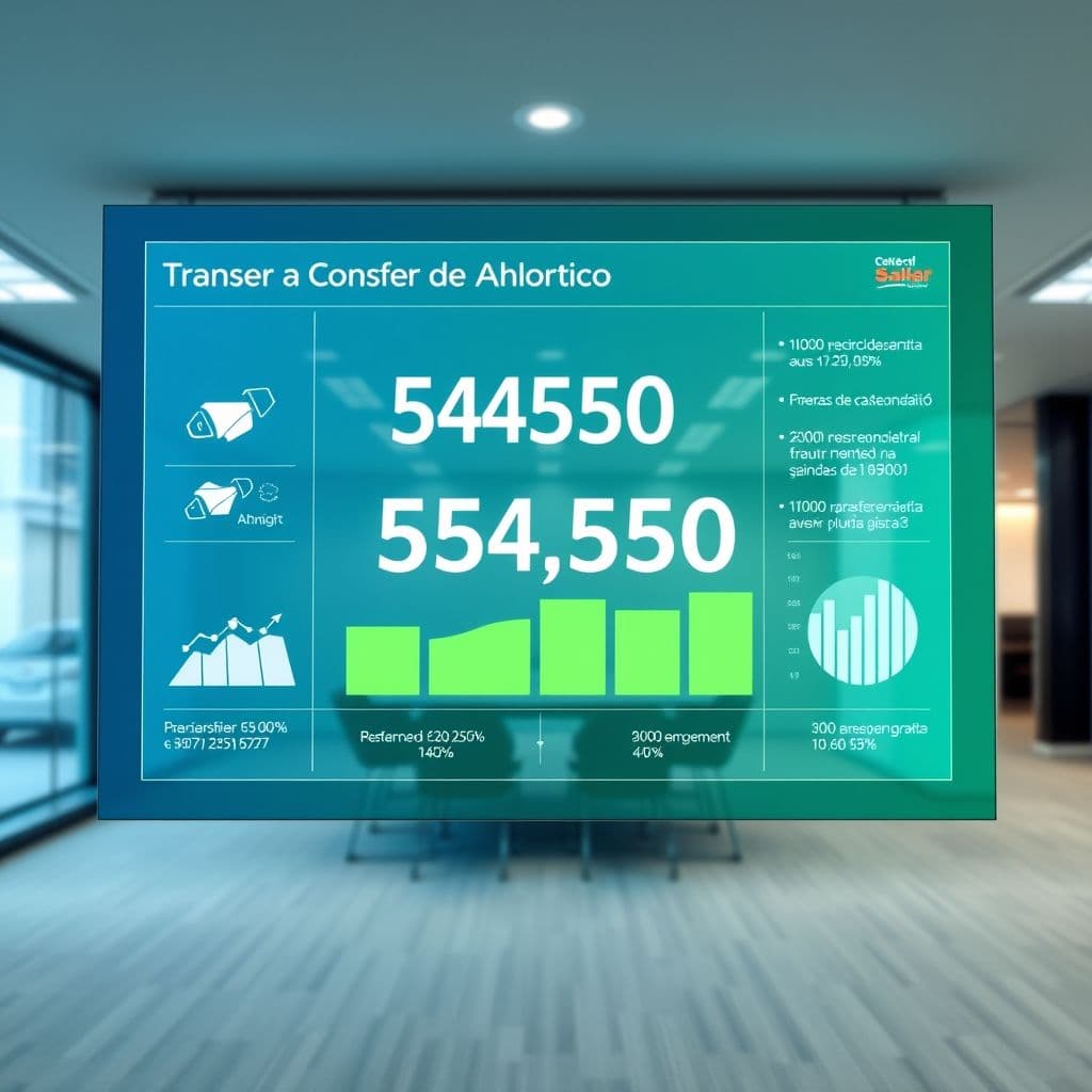 Diagrama mostrando transferencia automática de ahorros