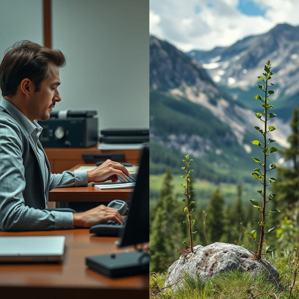 Comparación visual entre dependencia salarial y libertad por inversiones