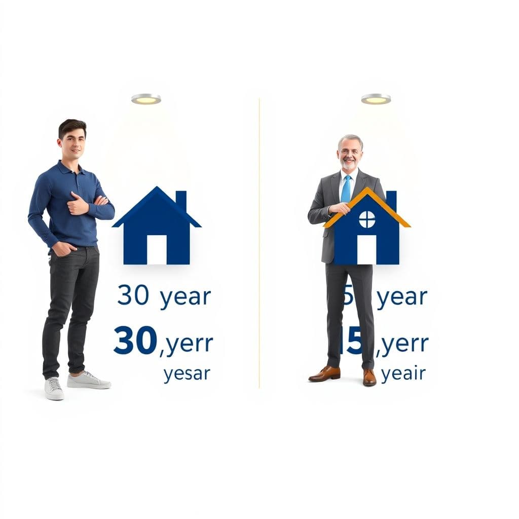 Gráfico comparativo de cuotas hipotecarias a diferentes edades