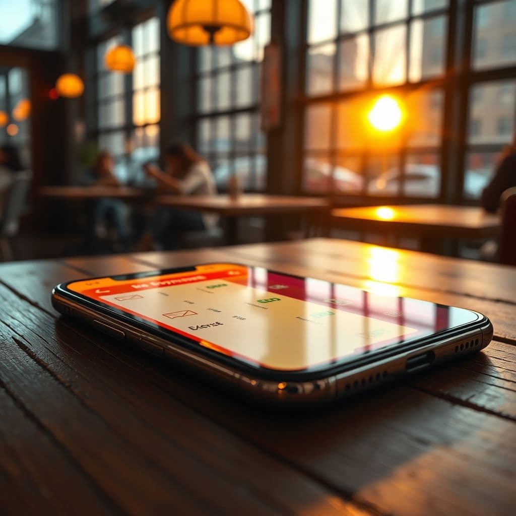 App Budget mostrando categorías de gastos y ahorros en smartphone