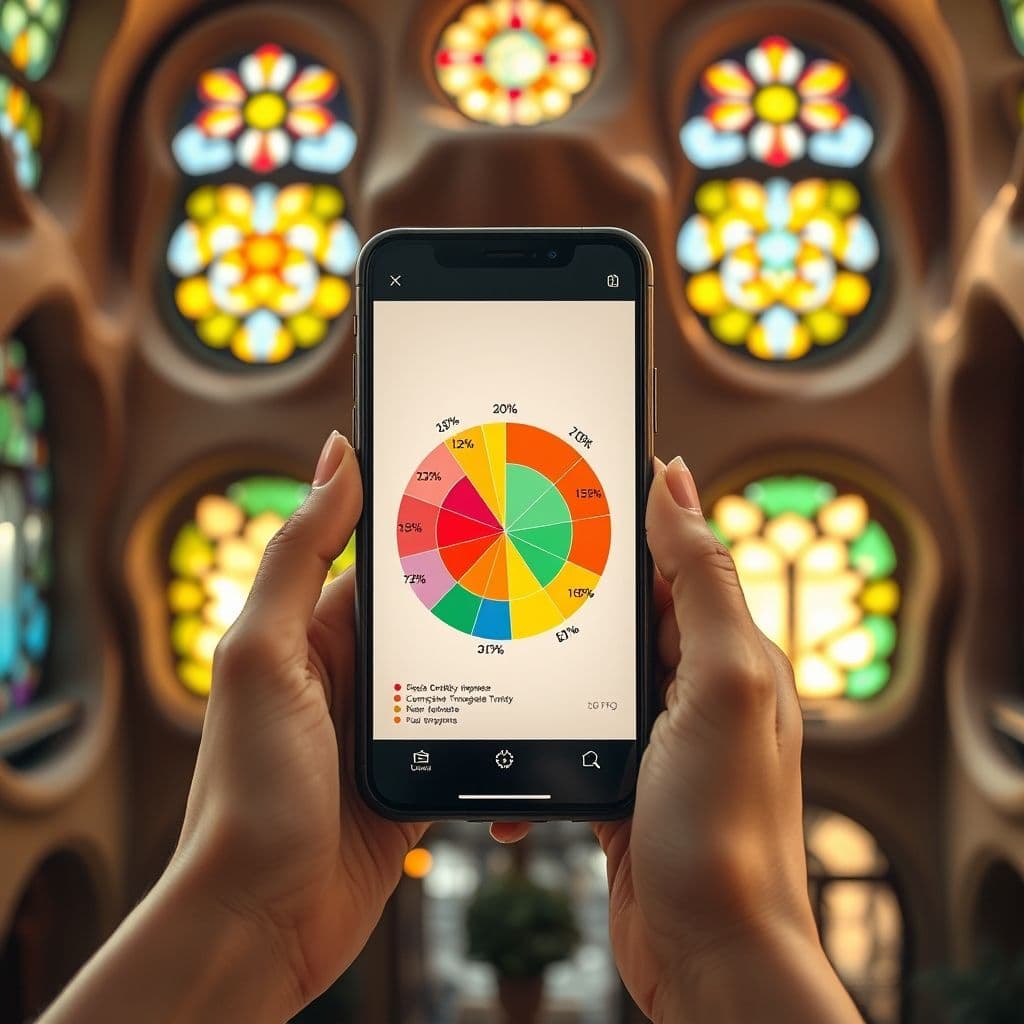 Ejemplo de categorización de gastos en la plantilla financiera